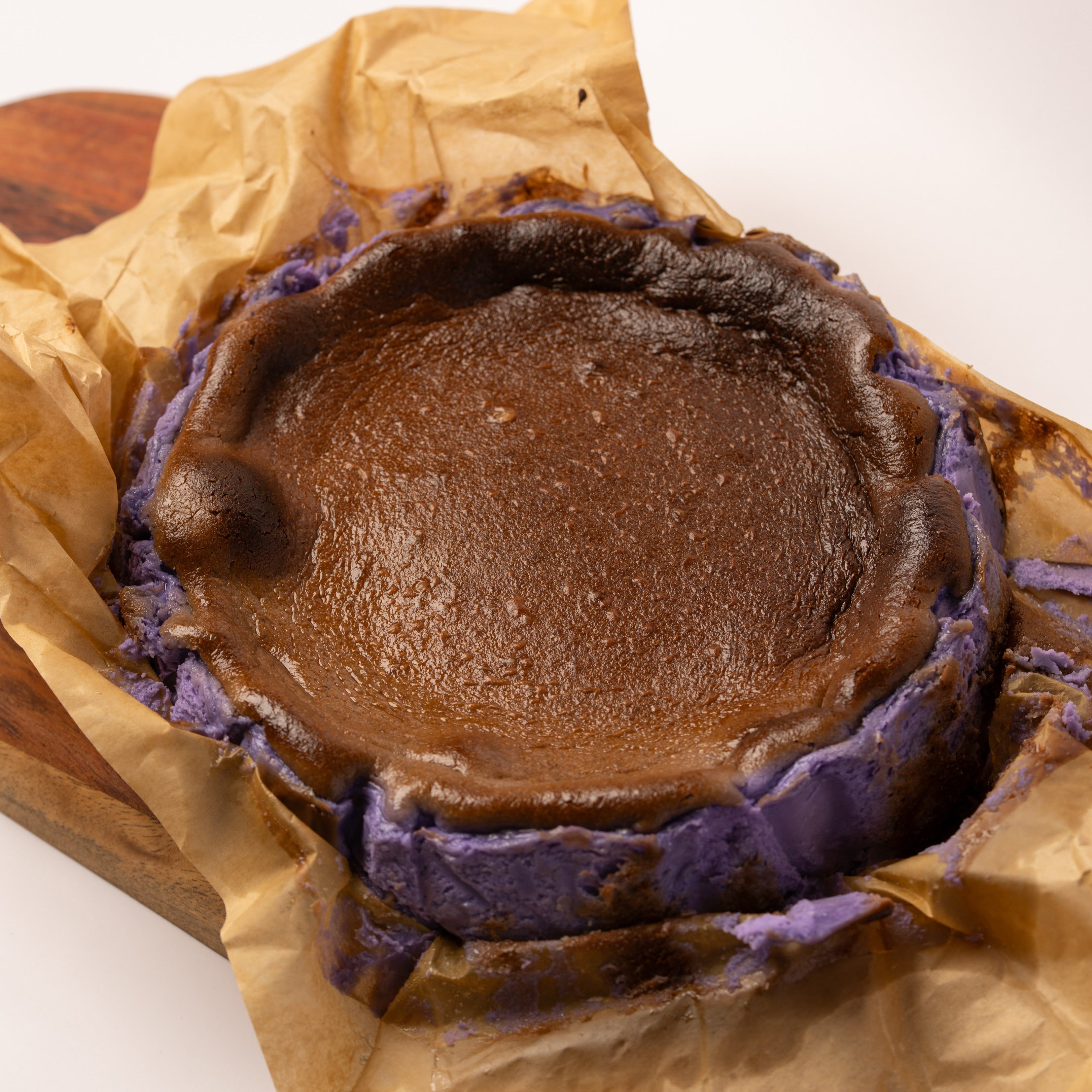 Ube Basque Cheesecake