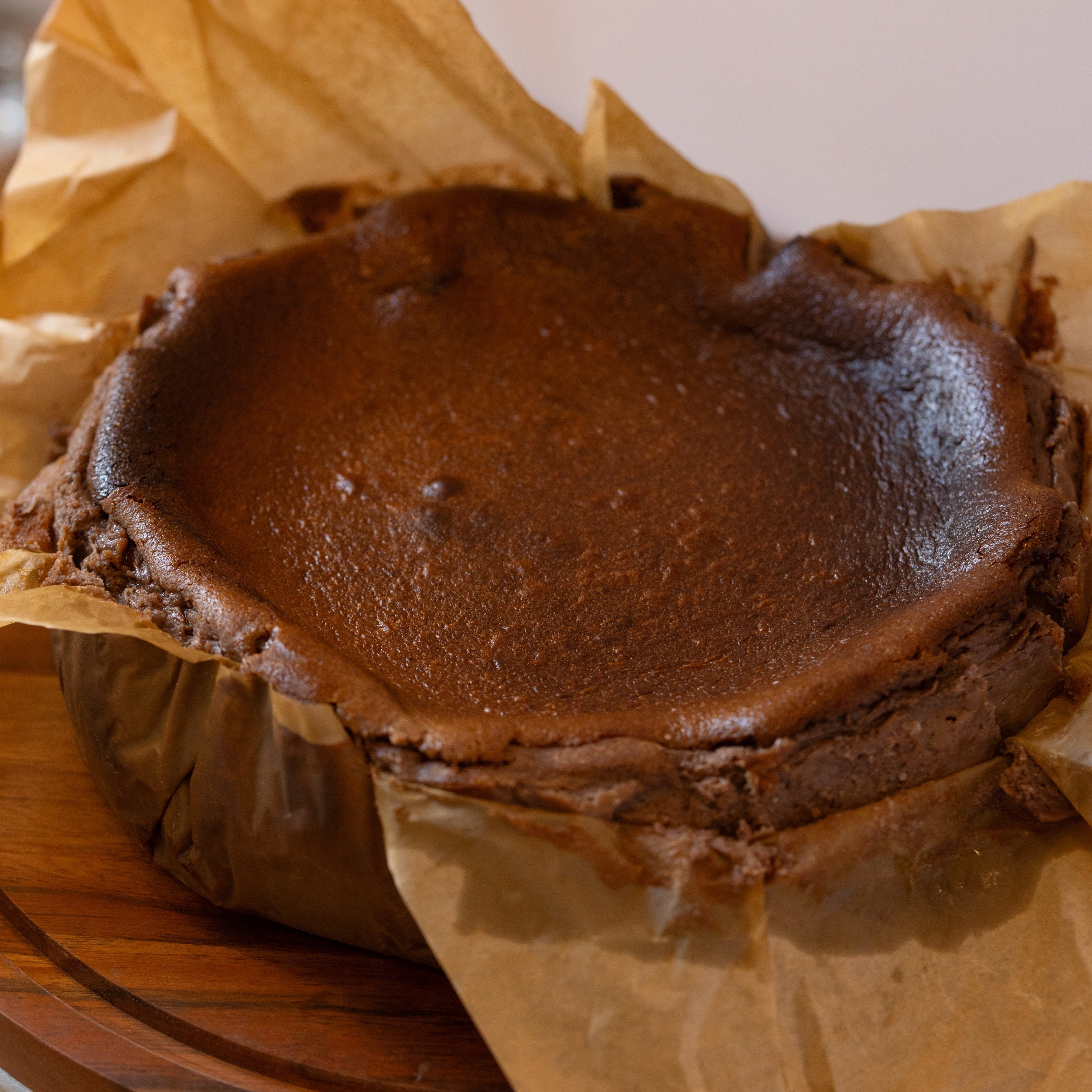Chocolate Basque Cheesecake