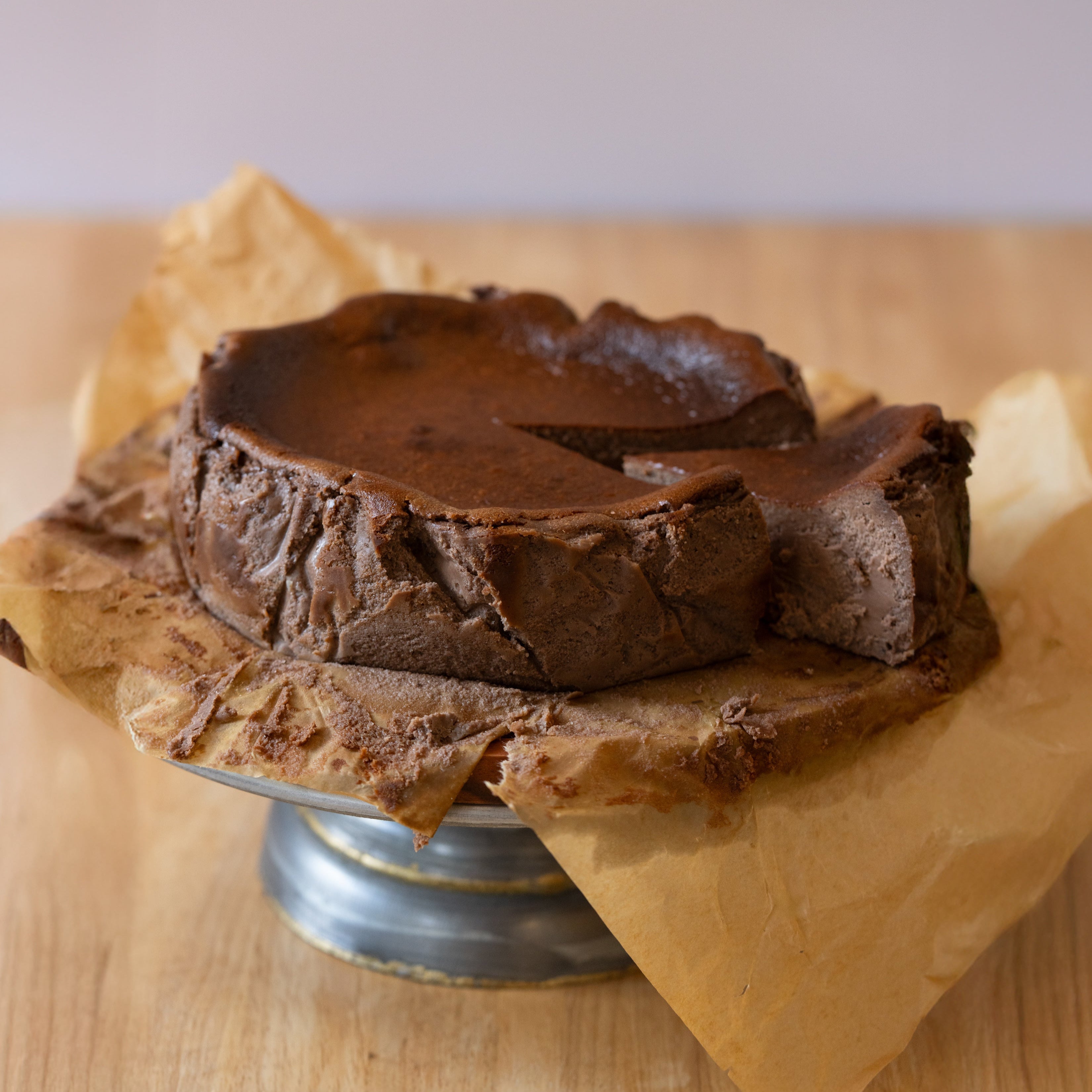 Chocolate Basque Cheesecake